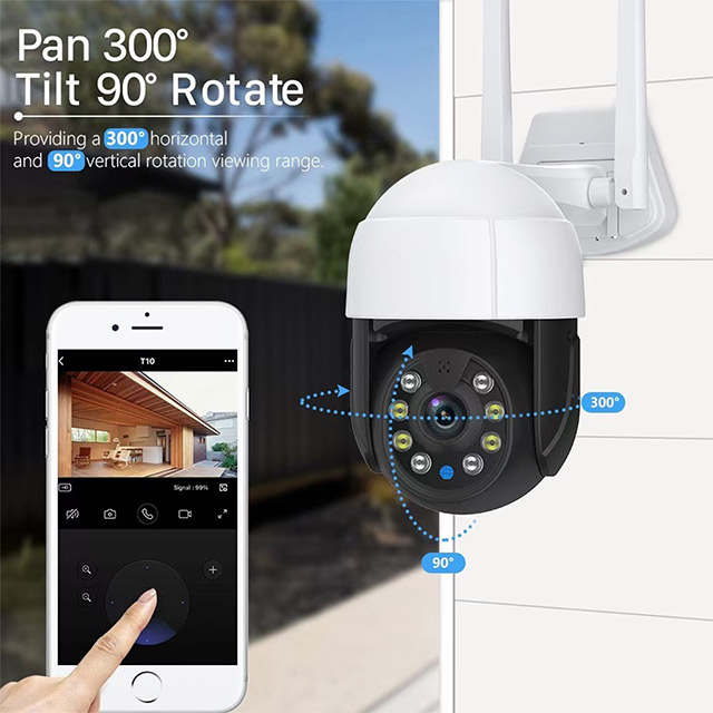Omker Advanced WiFi Camera مع حل مراقبة المنزل عالية التقنية